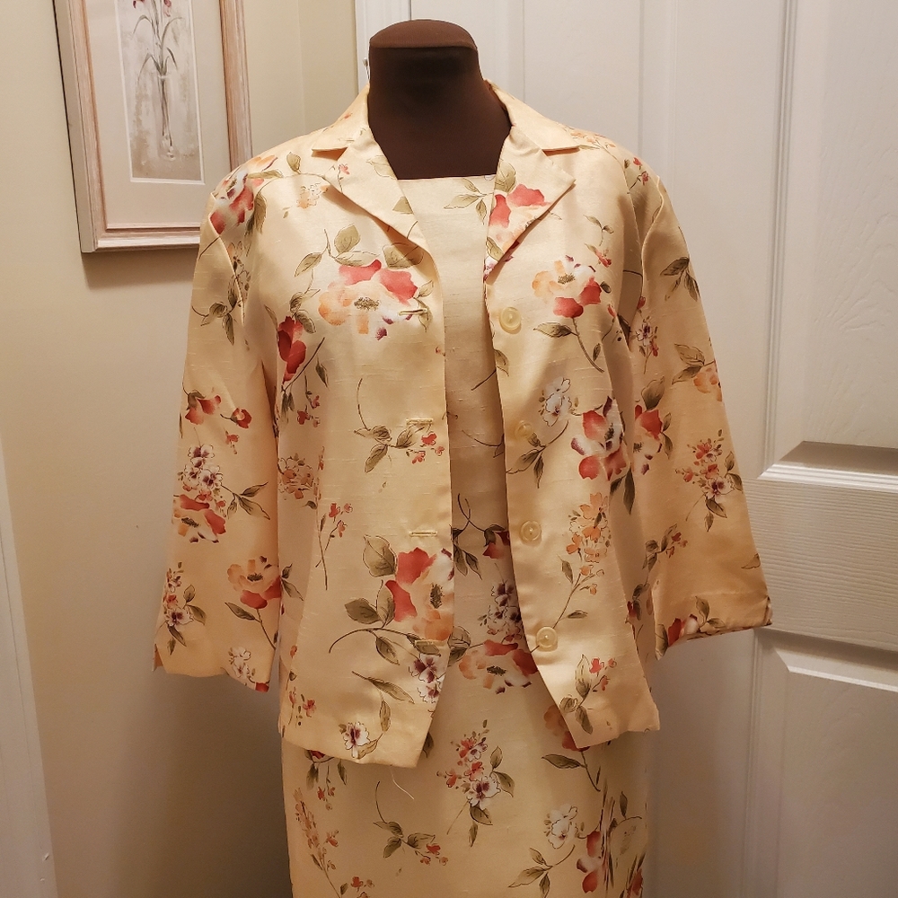 2 pc Dress & Jacket Set. Sz 12